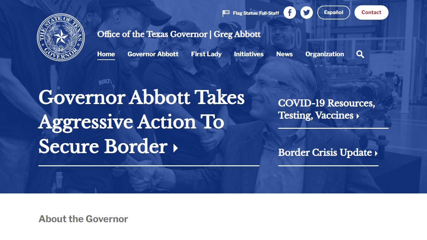 Office of the Texas Governor | Greg Abbott